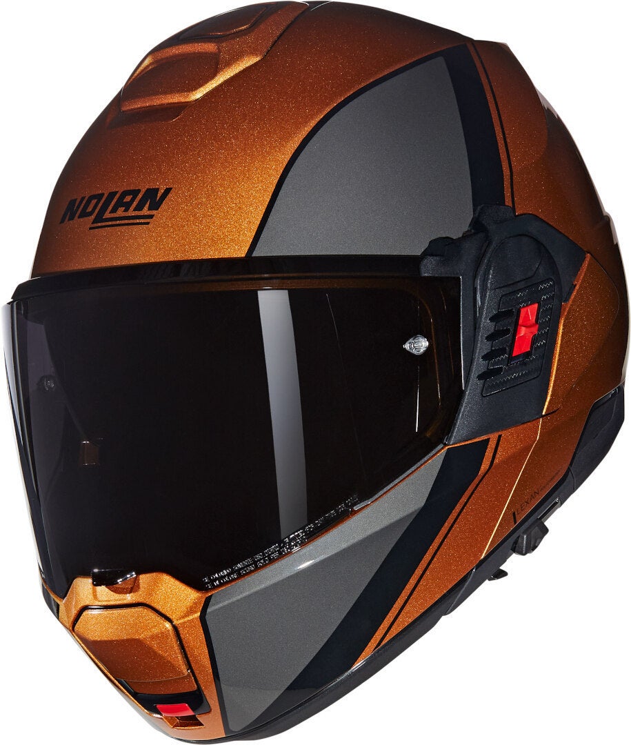Nolan N120-1 Verniciatura Speciale N-Com Casque noir/ocre L (60) Figure 1