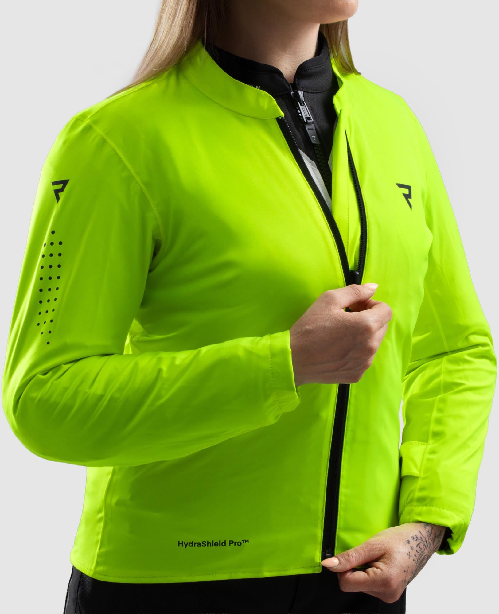Side view of Rebelhorn Hiflow 5 waterproof Ladies Motorcycle Textile Jacket