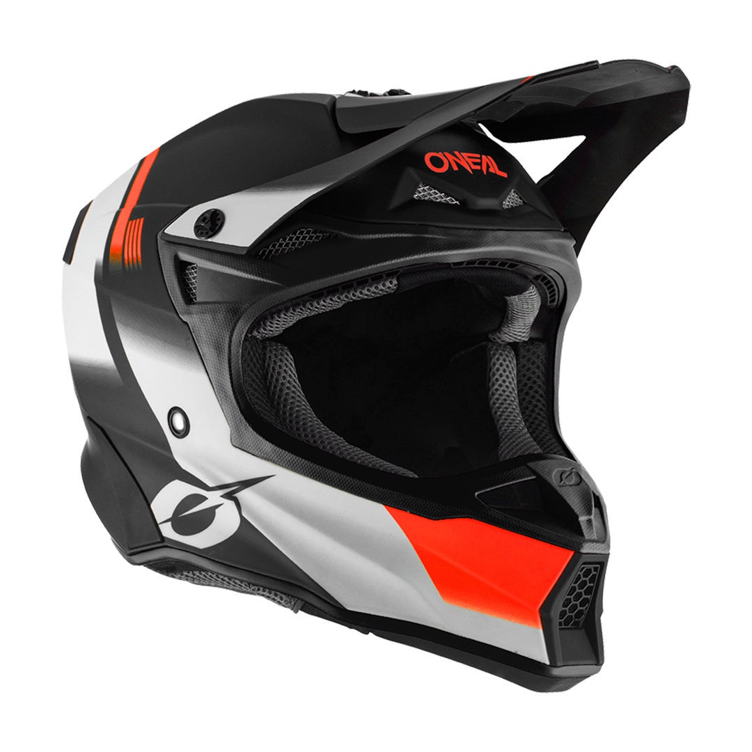 Oneal 10Series Hyperlite Blur Motocross Helmet black/orange M (57/58) Figure 4