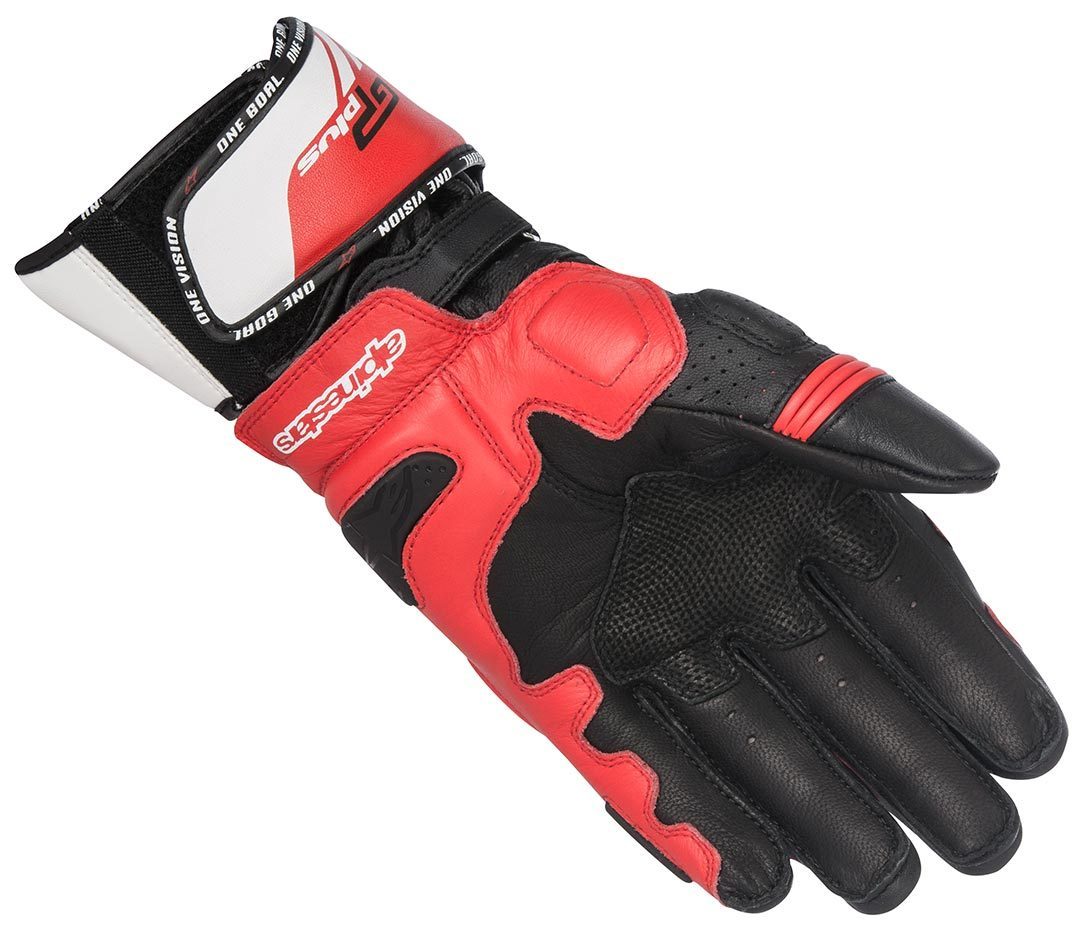Alpinestars GP Plus R Motorcycle Gloves black/white/red 2XL Figure 2
