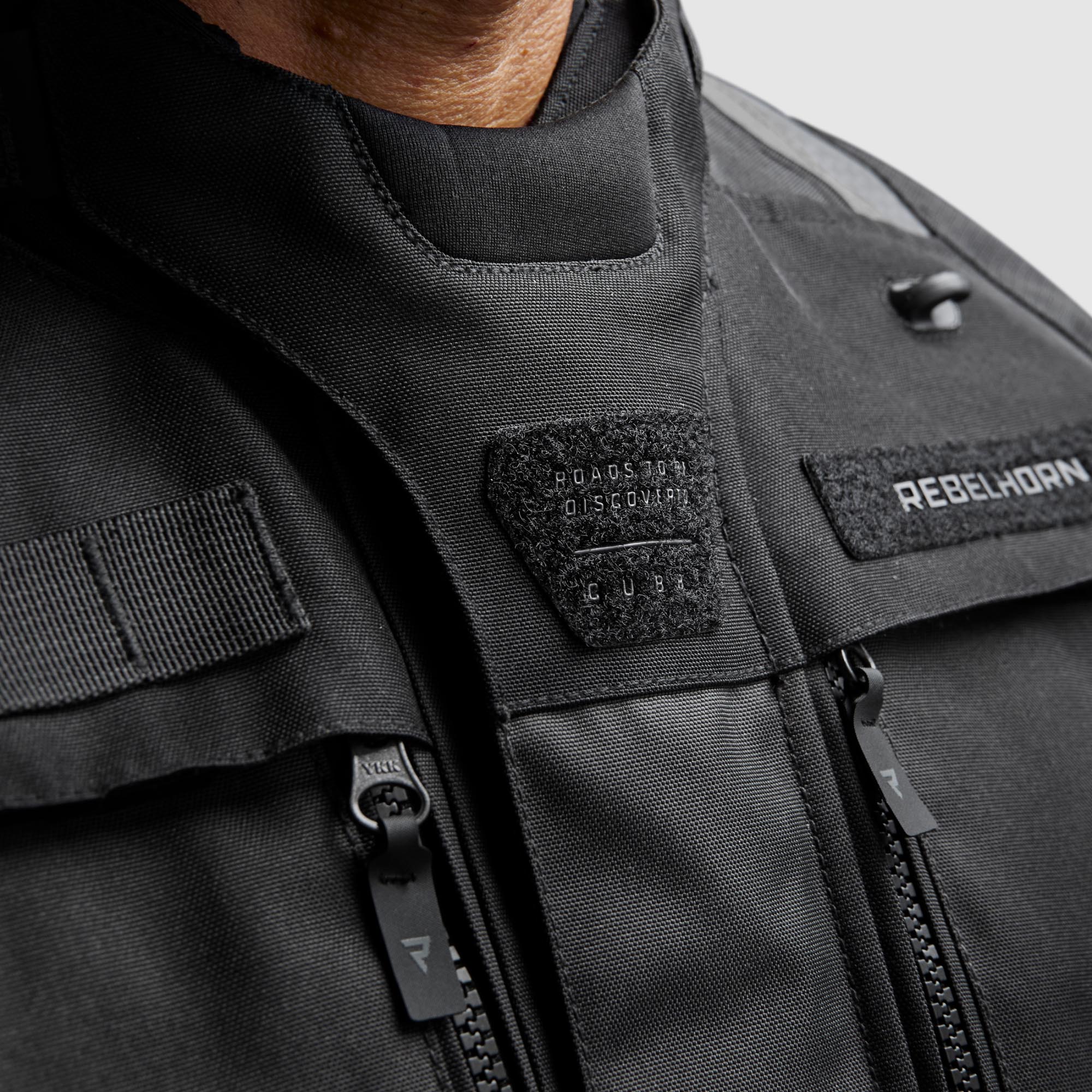 Rebelhorn Cubby 5 waterproof Motorcycle Textile Jacket black S Figure 8