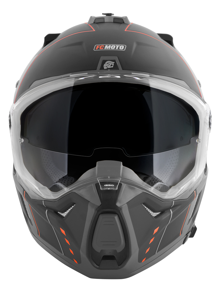 FC-Moto Merkur Pro Air Cască Enduro Negru/gri XS Figura 7