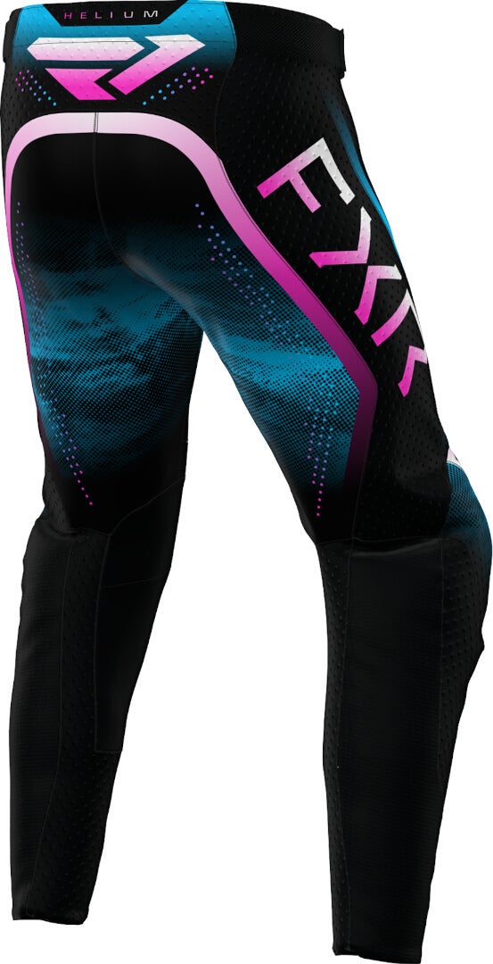 FXR Helium 2024 Motocross bukser sort/blå/pink 38 Figur 2