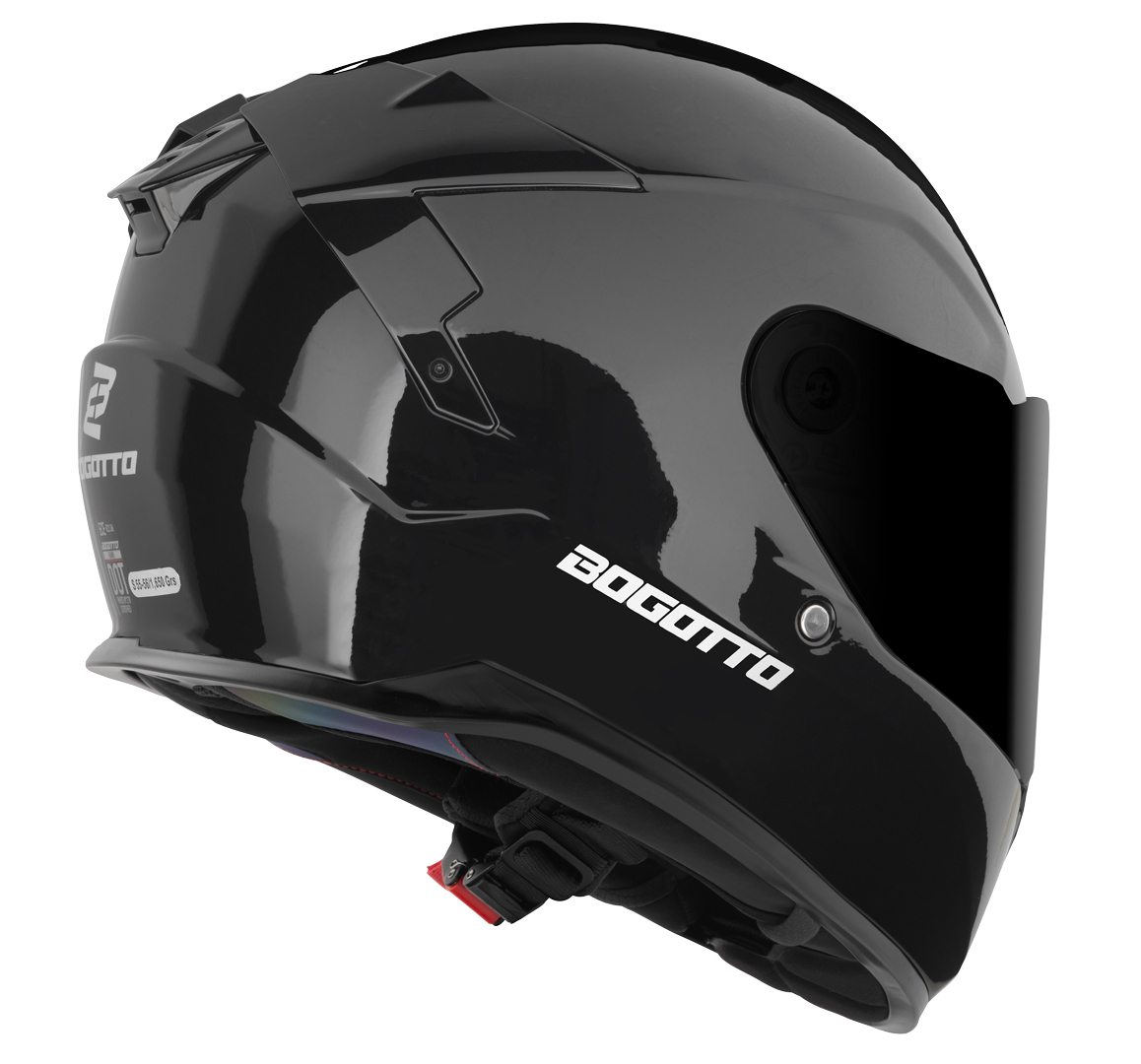 Bogotto FF122 SVK Solid Casco negro M Figura 3