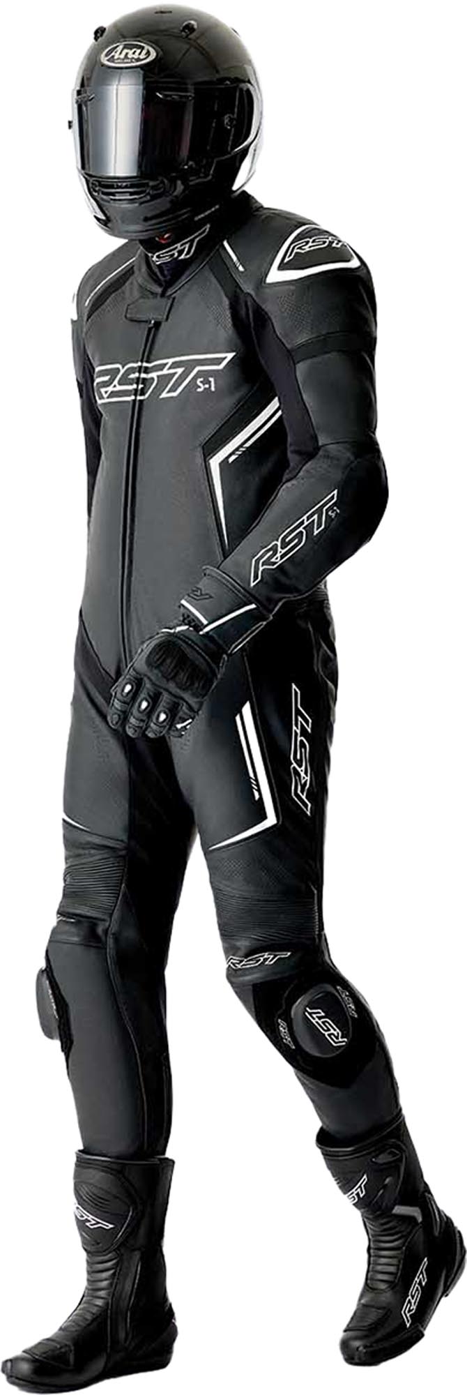 RST S1 D30 perforated 1-Piece Motorcycle Leather Suit black/white 54 Figure 12