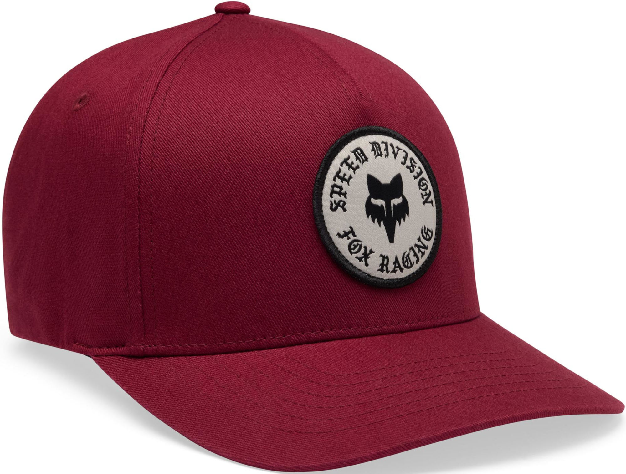 FOX Badge Capac Flexfit Roșu închis S/M Figura 1