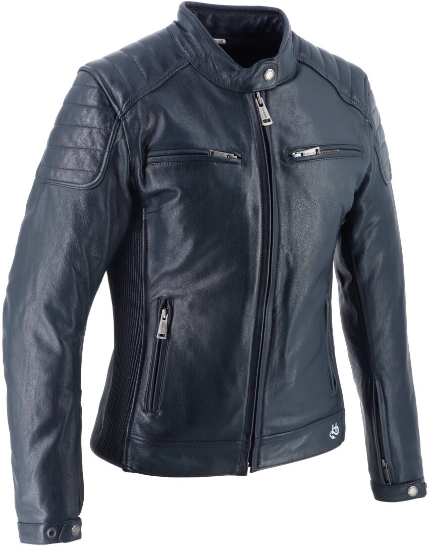 Helstons Jody Jachetă de piele pentru motociclete pentru doamne albastru XL Figura 3