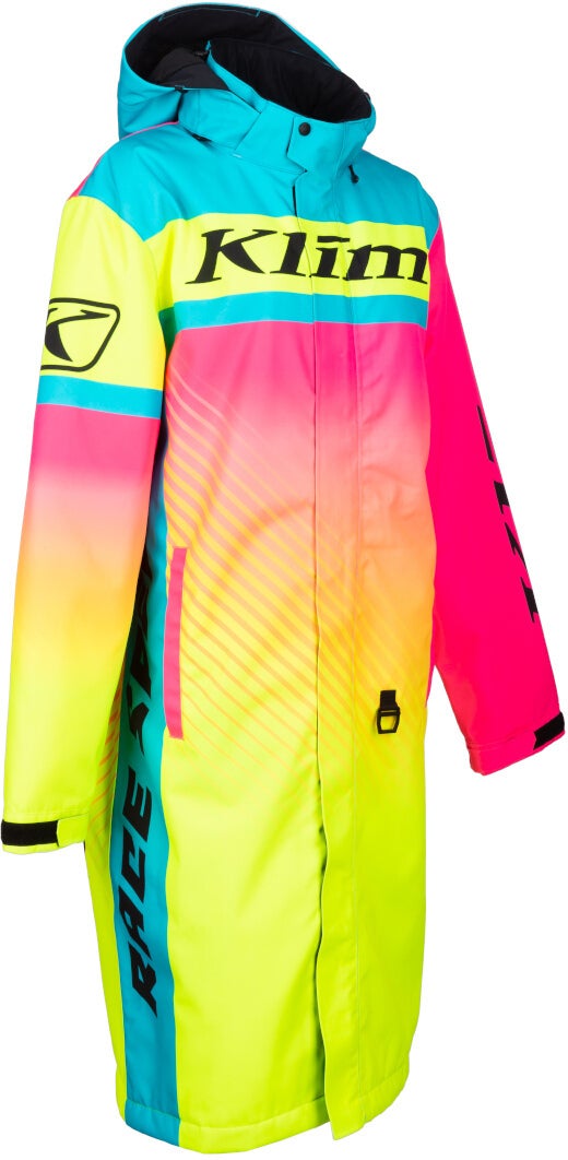 Klim Revolt 防水スノーモービルコート イエロー/ターコイズ/マゼンタ M 図3