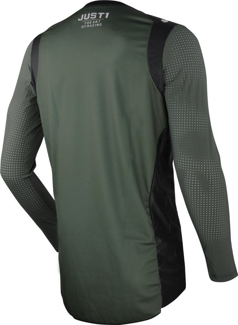 Just1 J-Flex Longsleeve Maillot de vélo Vert militaire S Figure 2