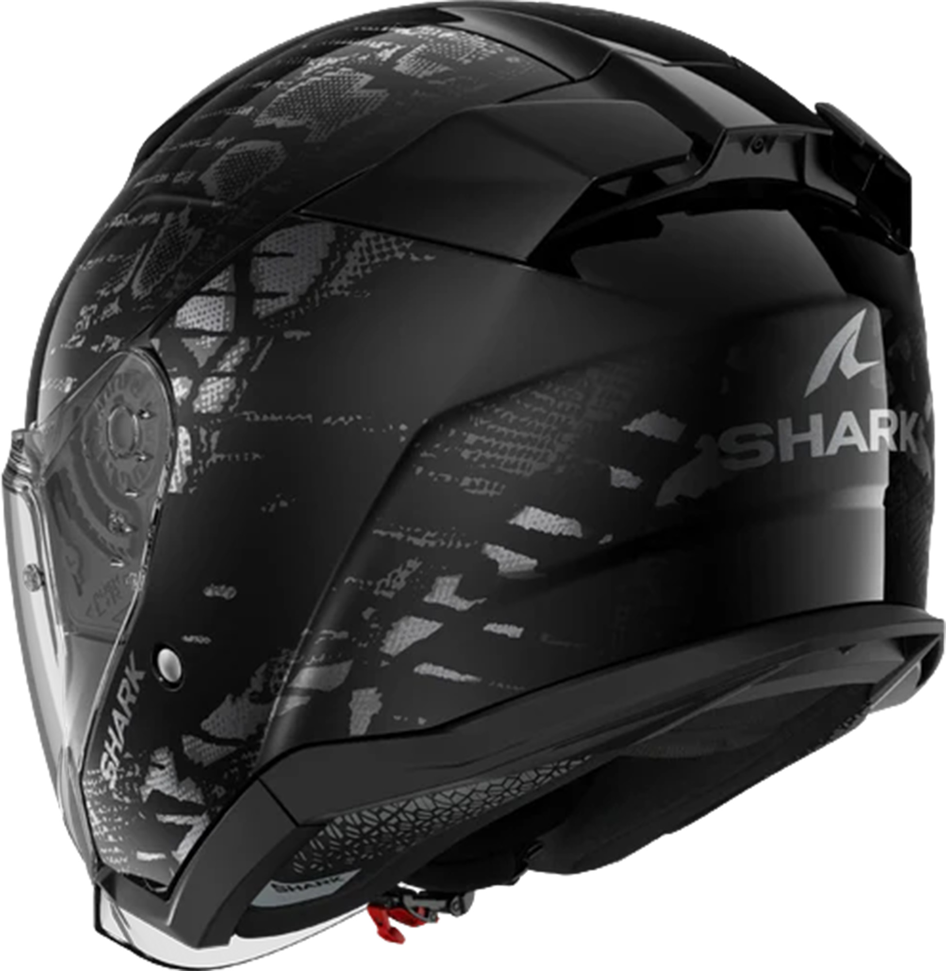 Shark Skwal Jet Reptaia Helm schwarz/anthrazit S (55/56) Abbildung 2