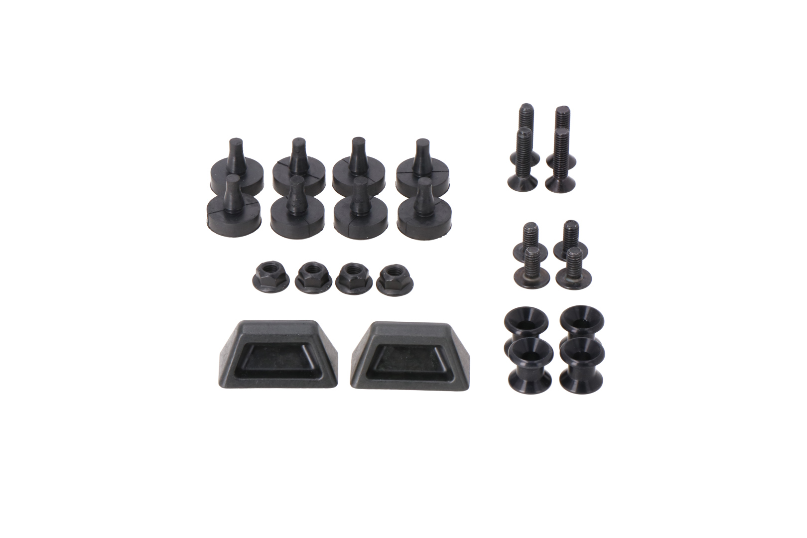 SW-Motech adaptersett for PRO-sideholder - For DUSC-montering på PRO-sideholderen. Figur 1 SW-Motech adaptersett for PRO-sideholder - For DUSC-montering på PRO-sideholderen. Figur 1