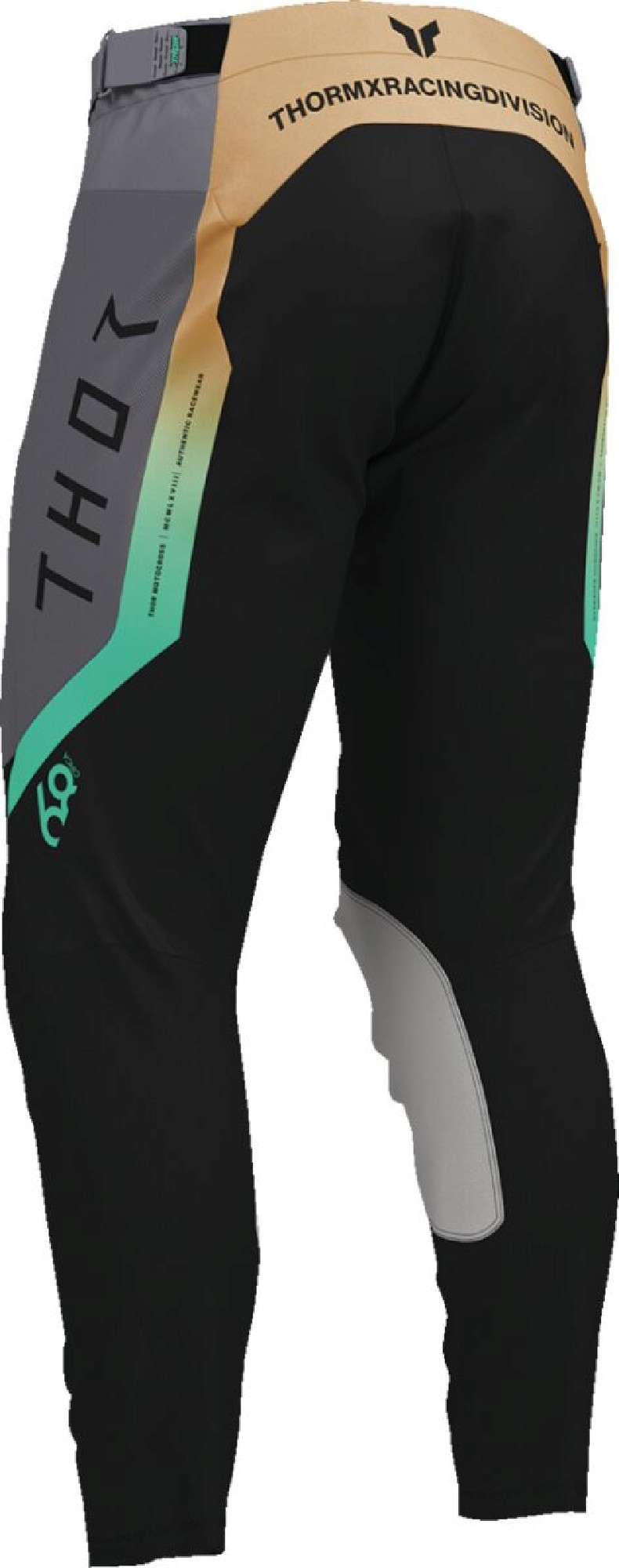 Thor Launchmode Vent Raptor Spodnie motocrossowe /szary/zielony 32 Rysunek 2