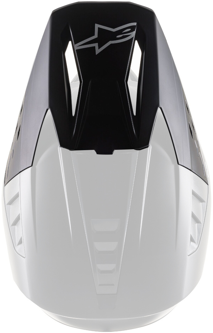 Alpinestars S-M5 Solid Vârful Casca Black matt Figura 1