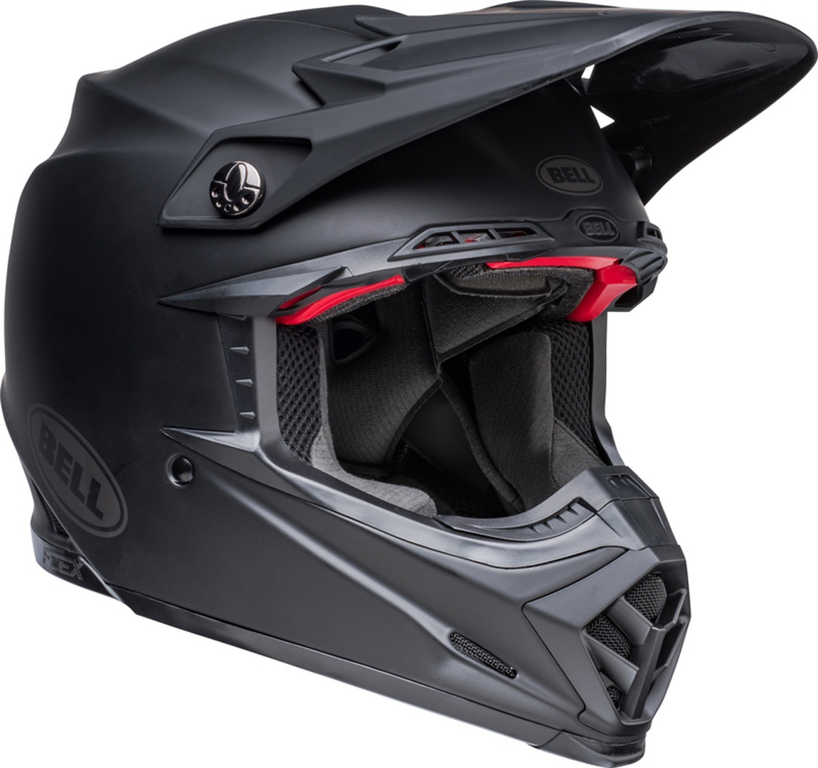 Bell Moto-9s Flex Solid Motorcross helm Black Matt M Figuur 8