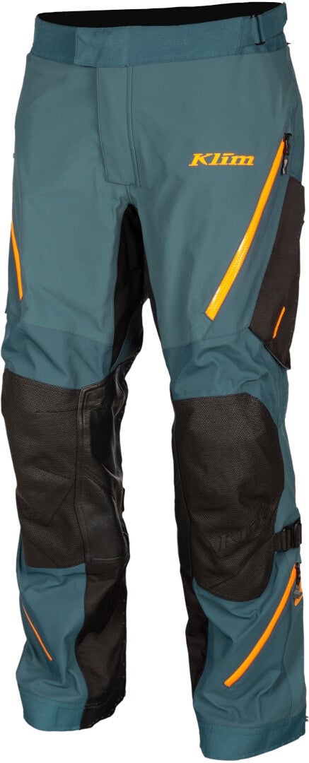 Klim Badlands Pro 2023 Motorcycle Textile Pants blue/green 42 Figure 1