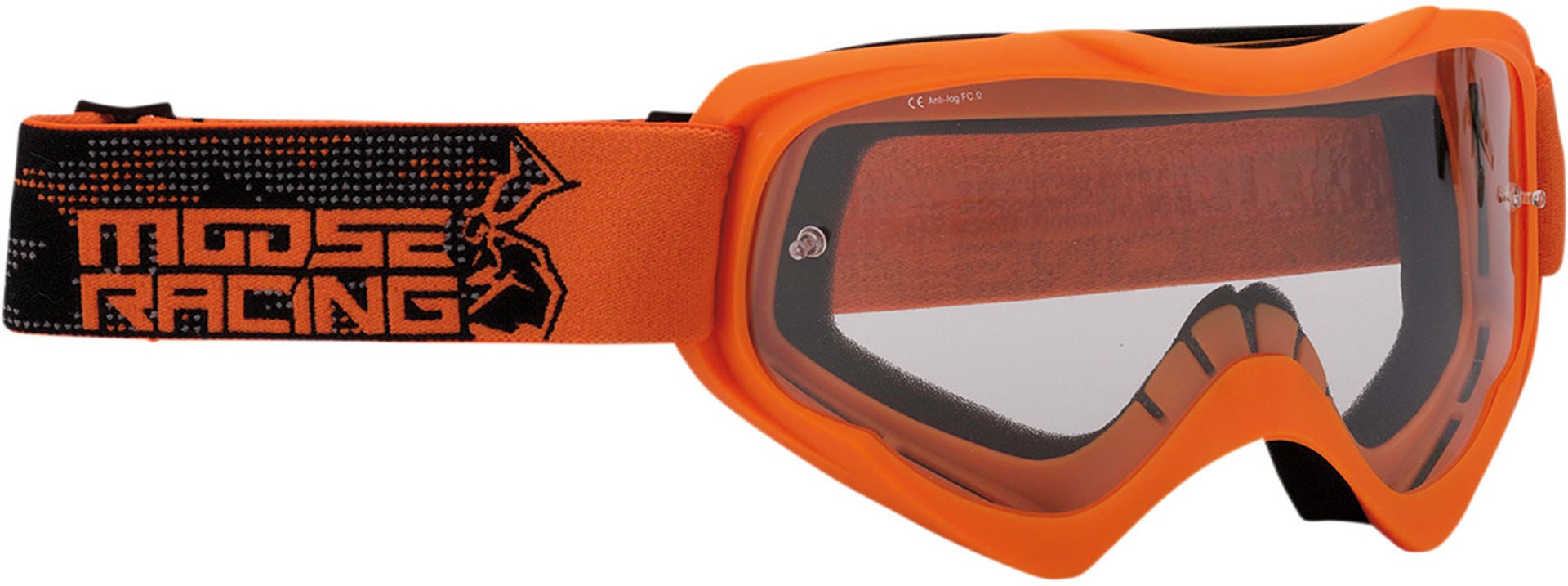 Moose Racing Qualifier Agroid Óculos de Motocross Laranja Figura 1