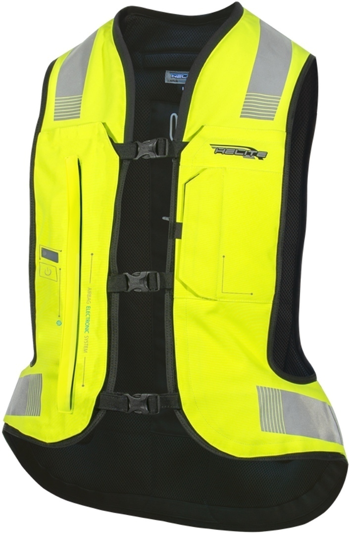 Helite e-Turtle 2.0 Airbag Vest neongeel L Figuur 1