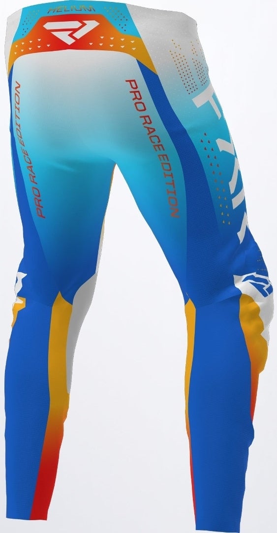 FXR Helium RaceDiv Motocross Pants blue/white/yellow 38 Figure 2