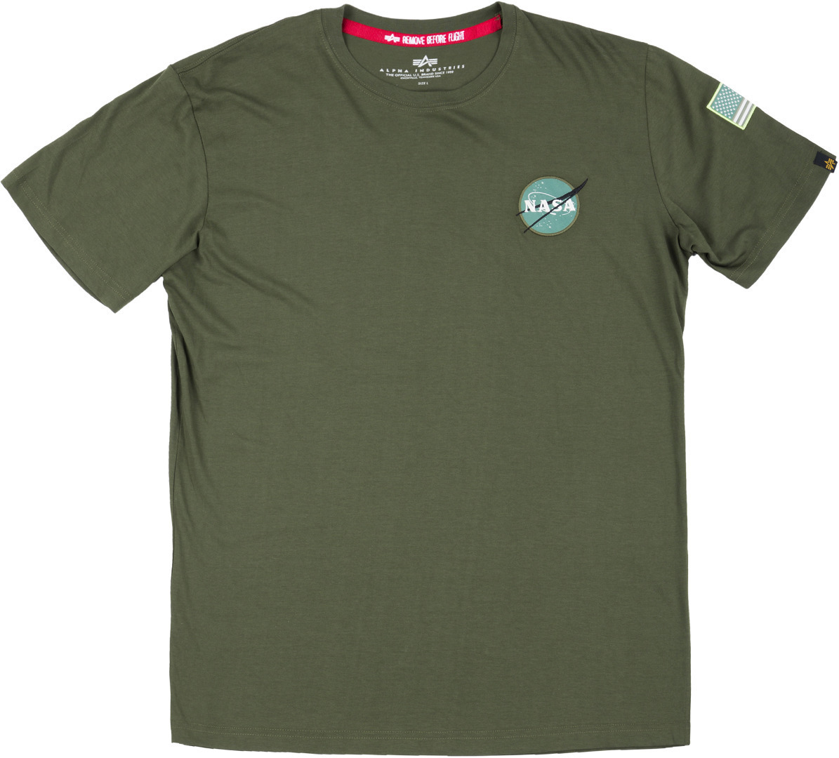 Alpha Industries Space Shuttle T-Shirt dark green L Figure 1