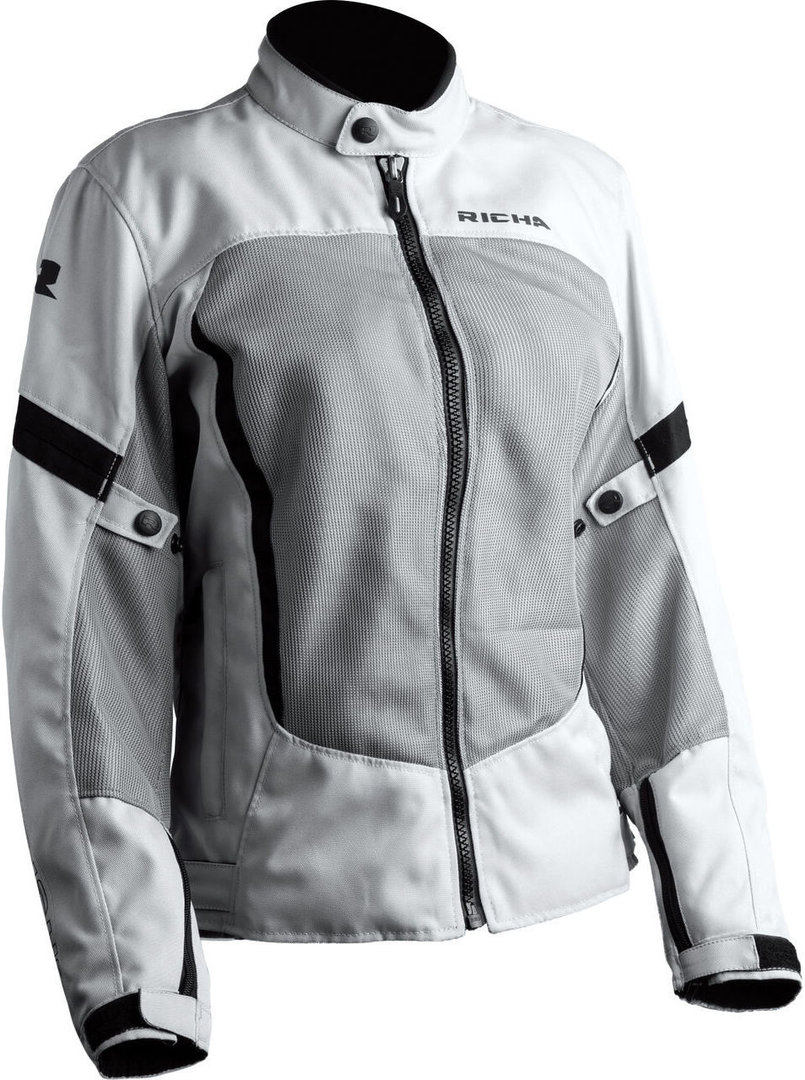 Richa Airbender Dames Motorfiets Textiel Jas grijs M Figuur 1