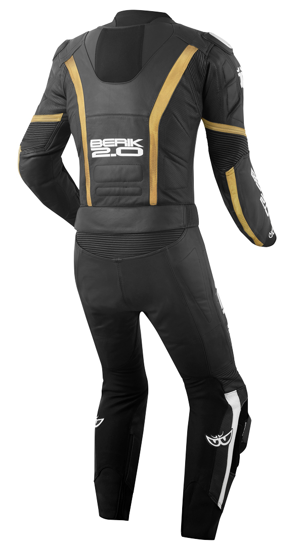 Berik Losail Two Piece Motorcycle Leather Suit black/bronze 50 Figure 2