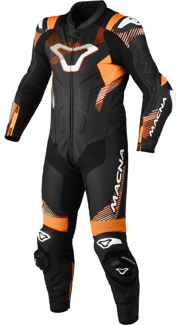 Macna Armadyl perforated One Piece Motorcycle Leather Suit-image-1230425750