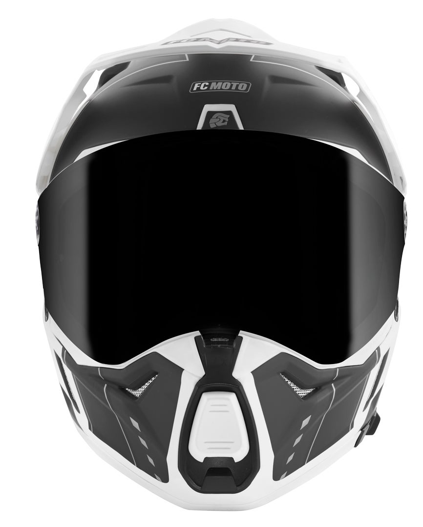 FC-Moto Merkur Pro Air Casco Enduro Bianco/nero M Figura 5