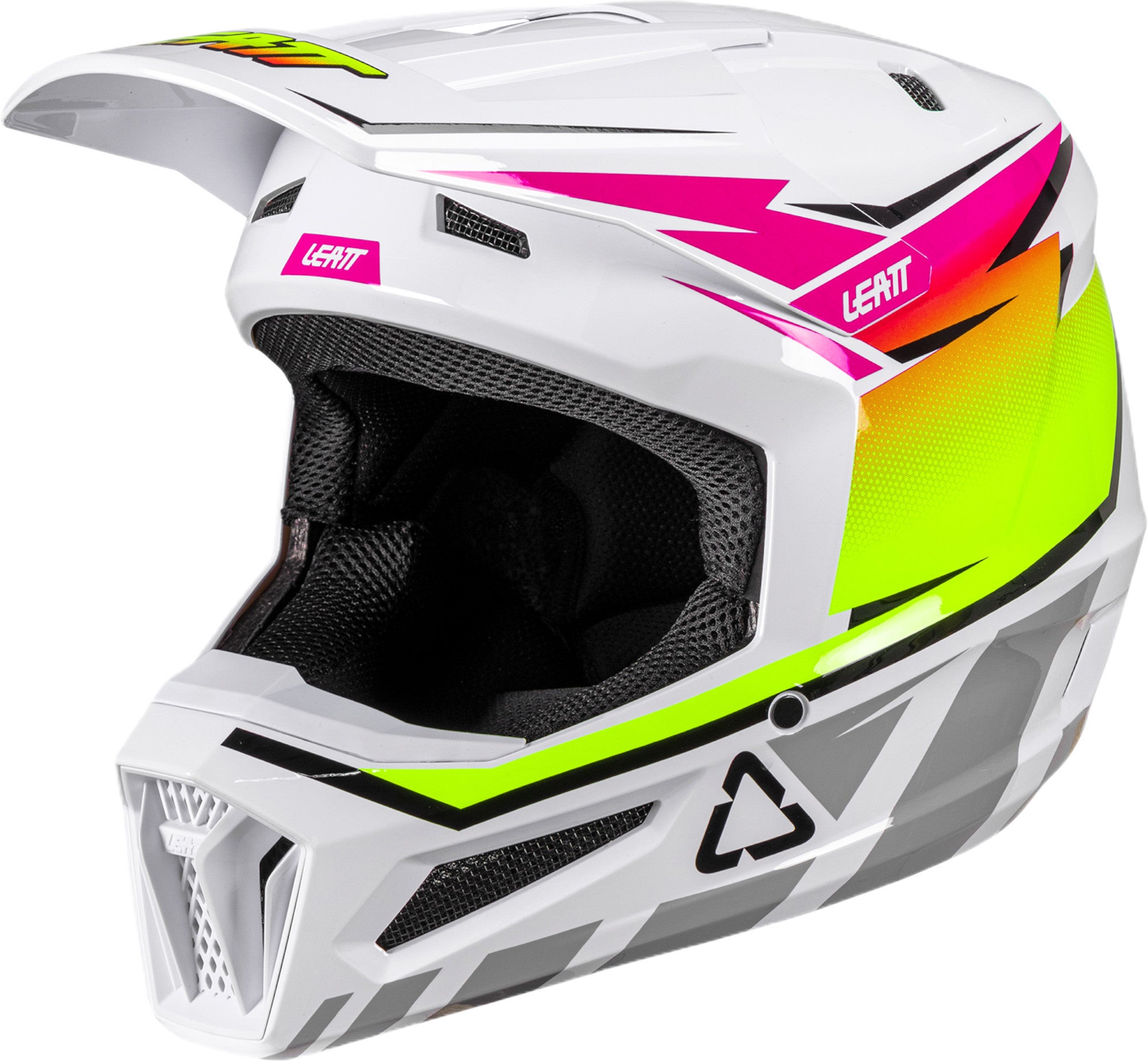 Leatt 2.5 V26 Motorcross helm wit/roze/geel S (55/56) Figuur 5