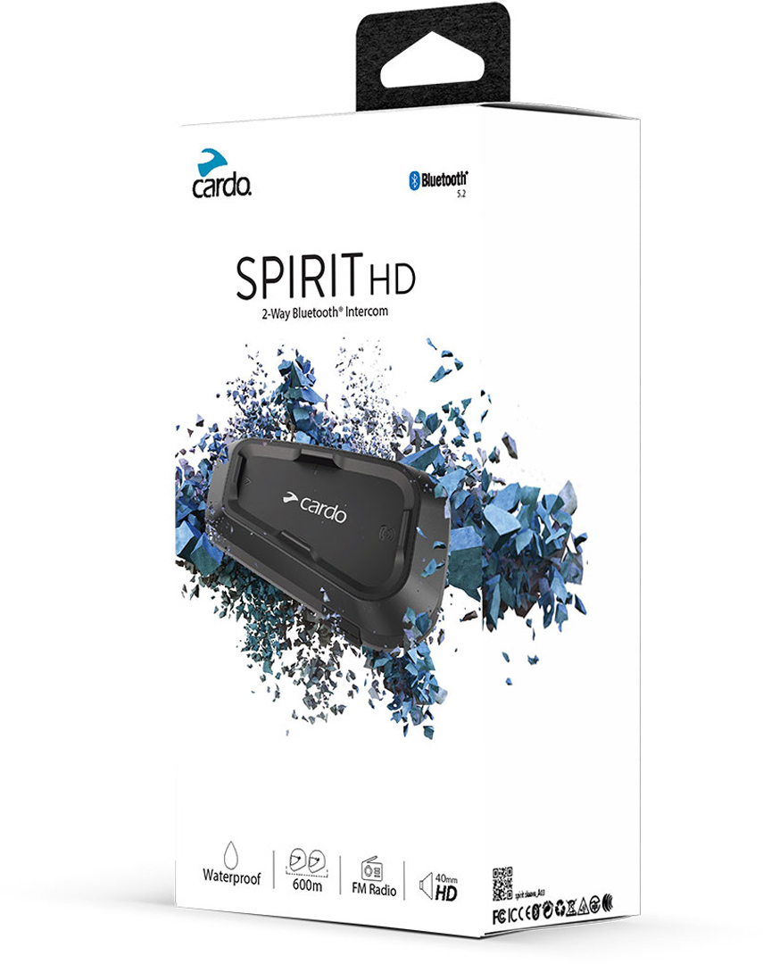 Cardo Spirit HD Sistem de comunicații cu un singur pachet Figura 1 Cardo Spirit HD Sistem de comunicații cu un singur pachet Figura 1