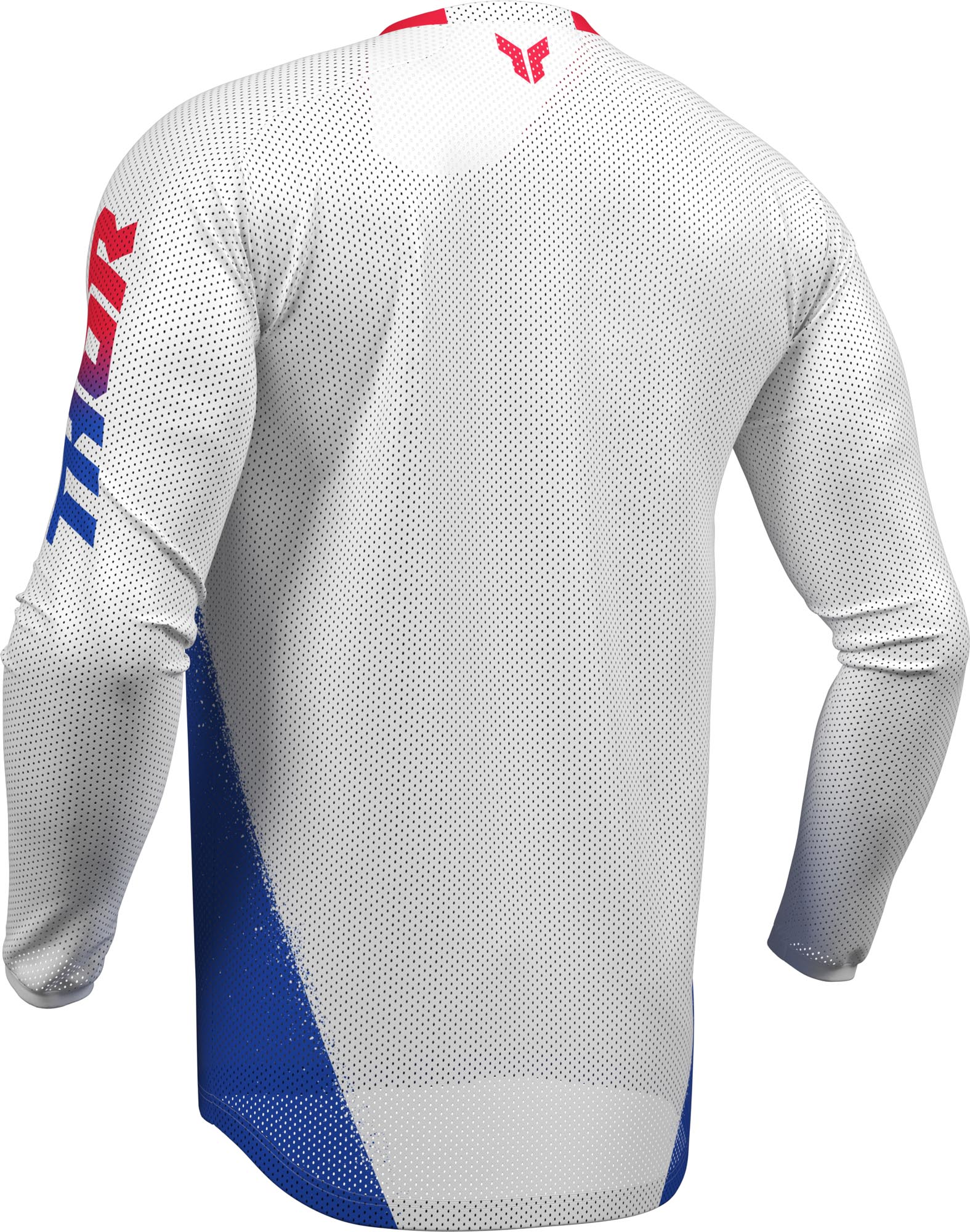 Thor Launchmode Air Darkside Motocross Jersey weiß/blau/rot L Abbildung 2