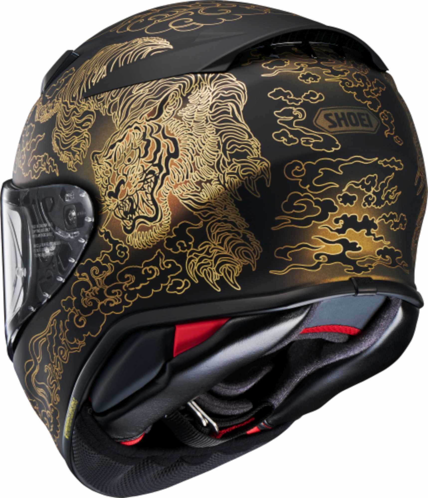Shoei NXR2 Fearless Helm schwarz/gold S (55/56) Abbildung 2