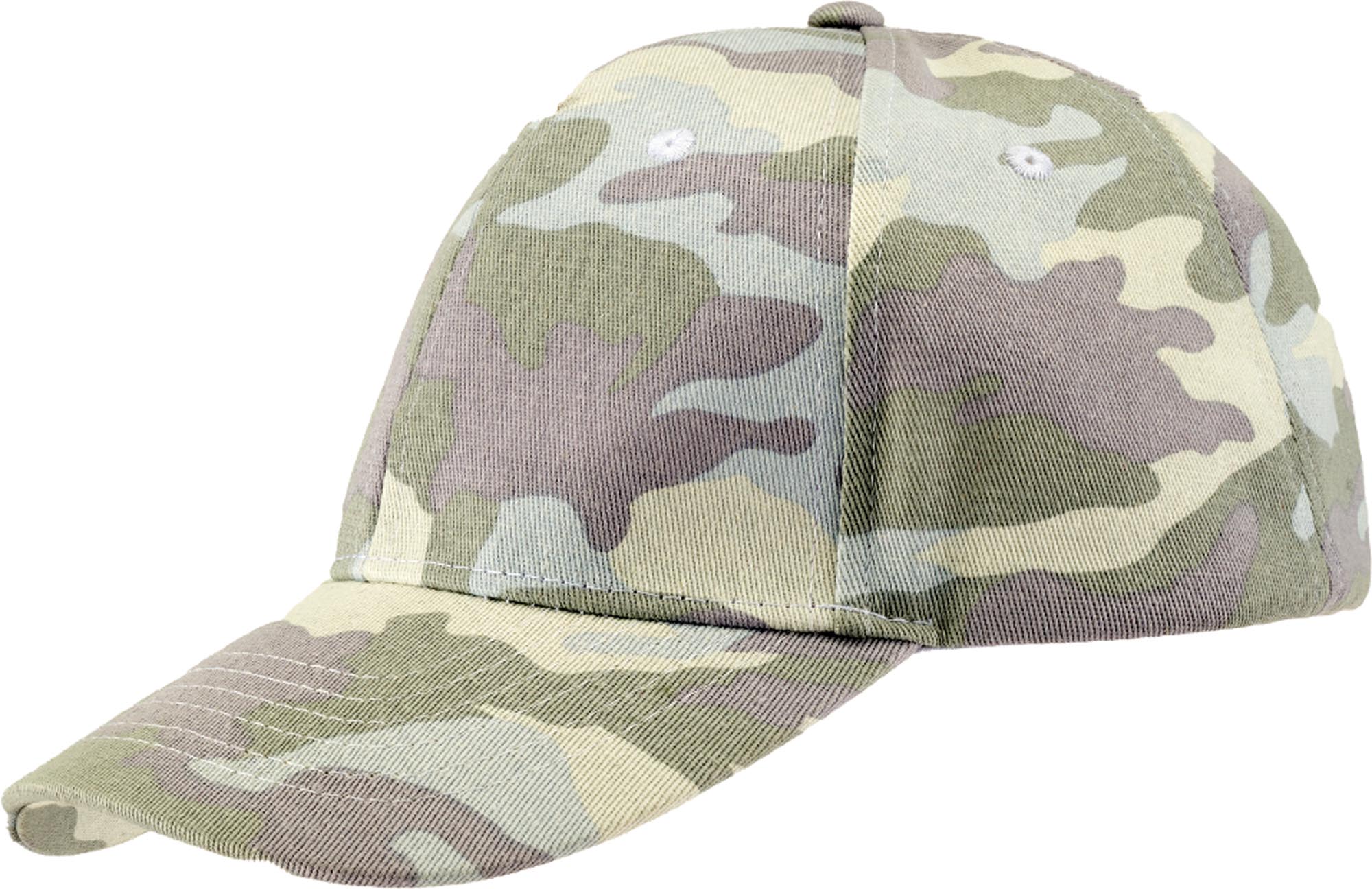 Brandit Base Cap groen/camouflage Figuur 1
