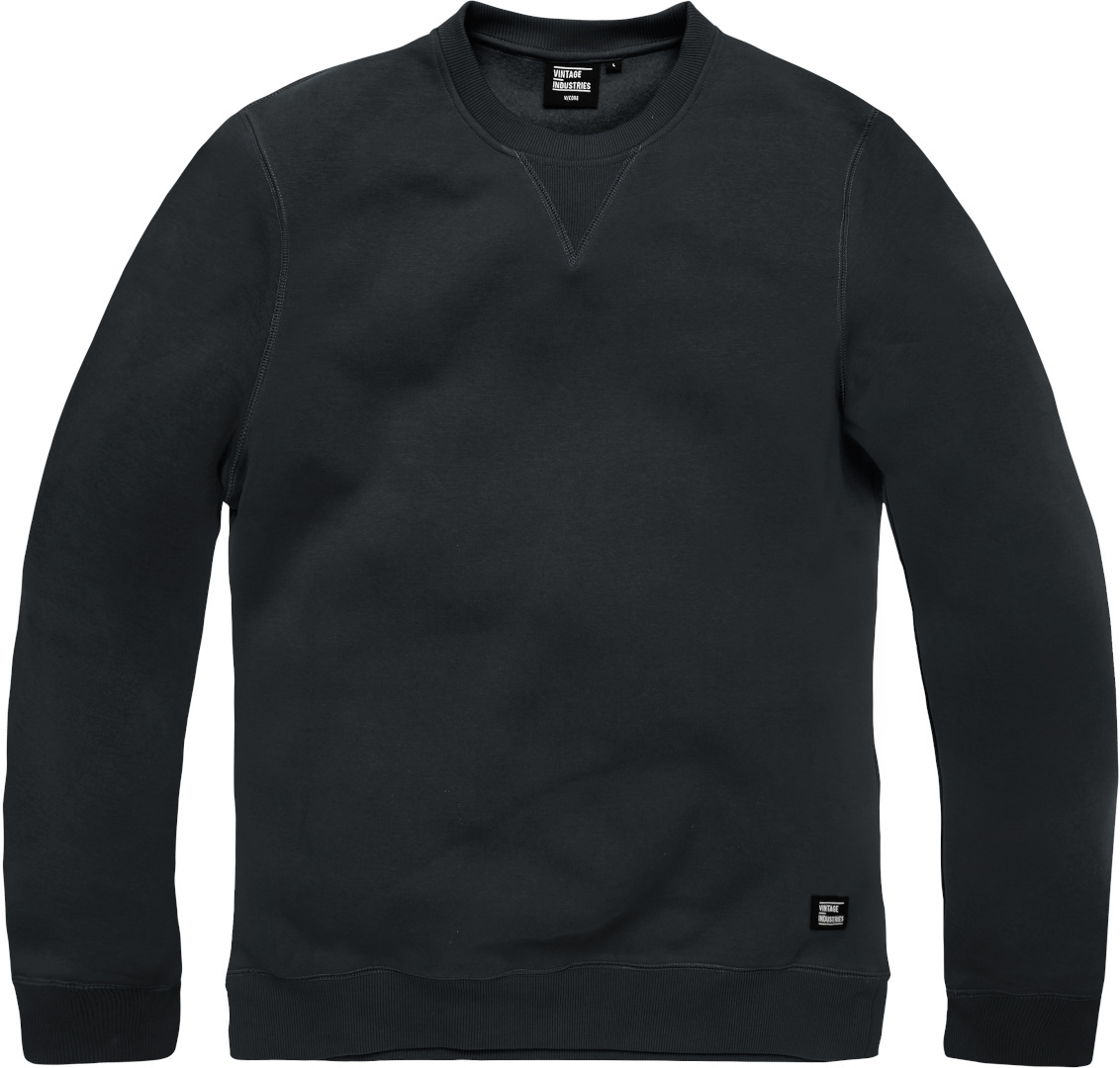 Vintage Industries Greeley Crewneck Hanorac negru S Figura 1