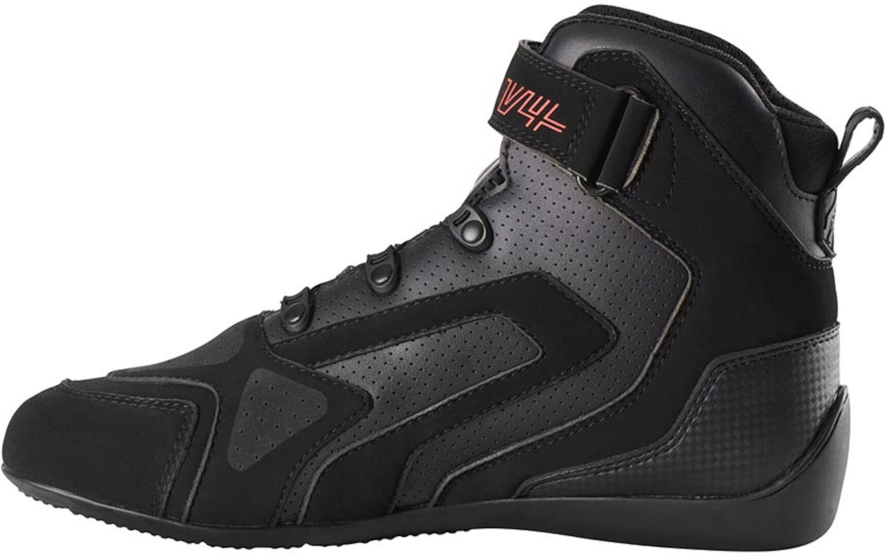 Furygan V4 Easy D3O Vented Motorcykel sko sort/rød 41 Figur 2