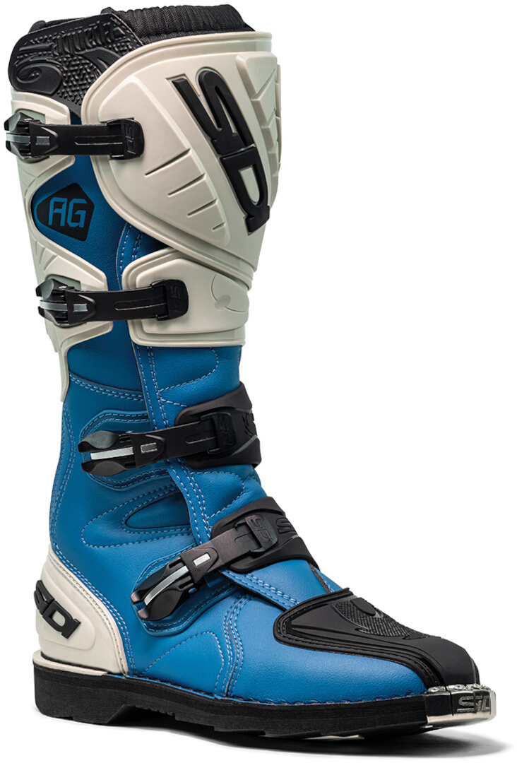 Sidi Agueda Bottes de motocross Bleu/Sable 45 Figure 1