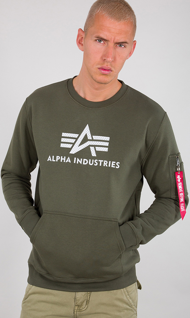 Alpha Industries 3D Logo Sweatshirt Olive M Figuur 1