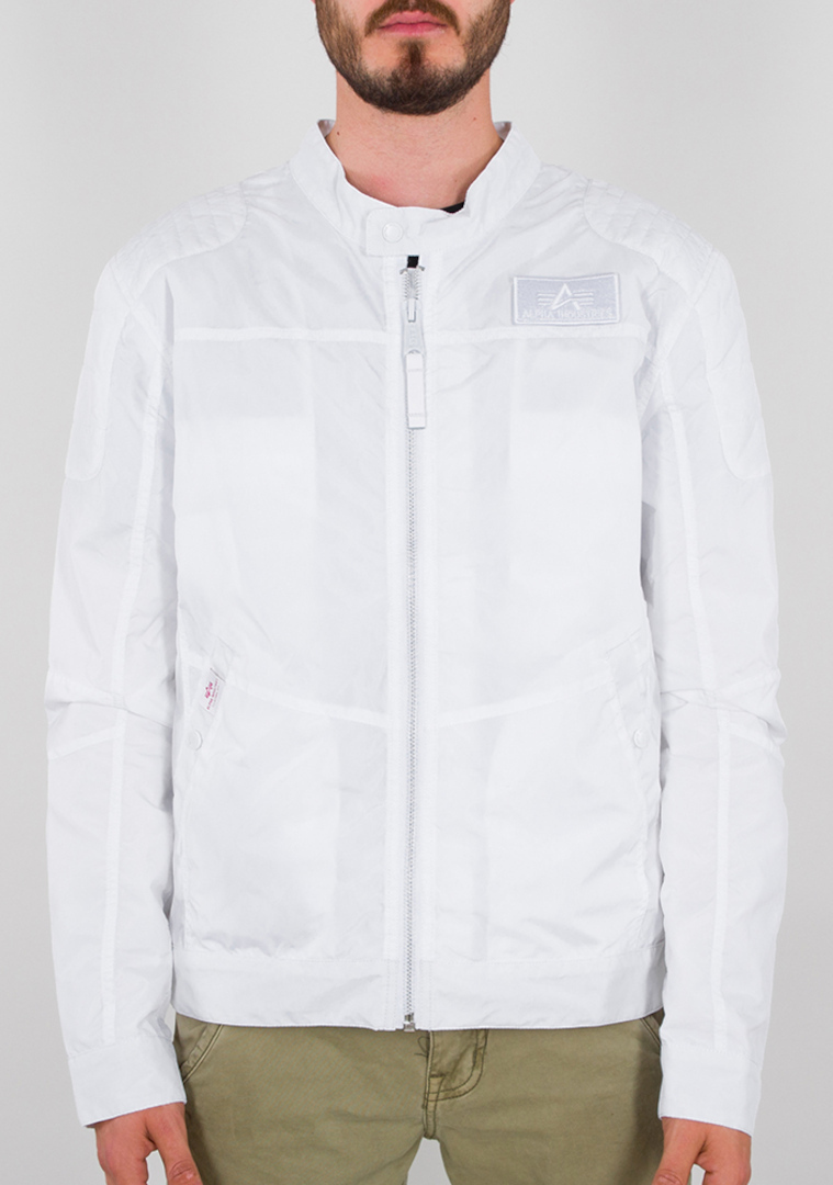 Alpha Industries RBF Moto Veste Blanc M Figure 1