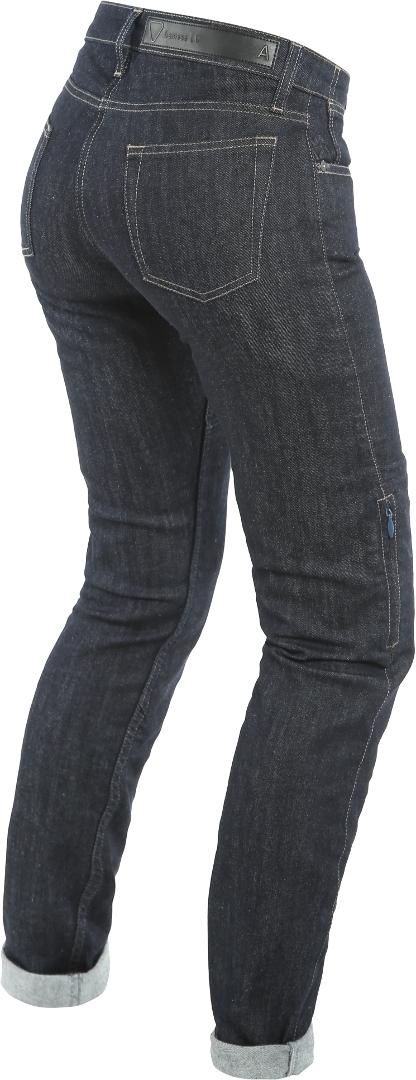 Dainese Denim Slim Pantaloni textile pentru motociclete pentru doamne albastru închis 24 Figura 2