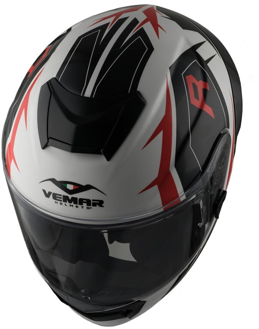 Vemar Hurricane Revenge Casco Negro/Blanco/Rojo S (55/56) Figura 3