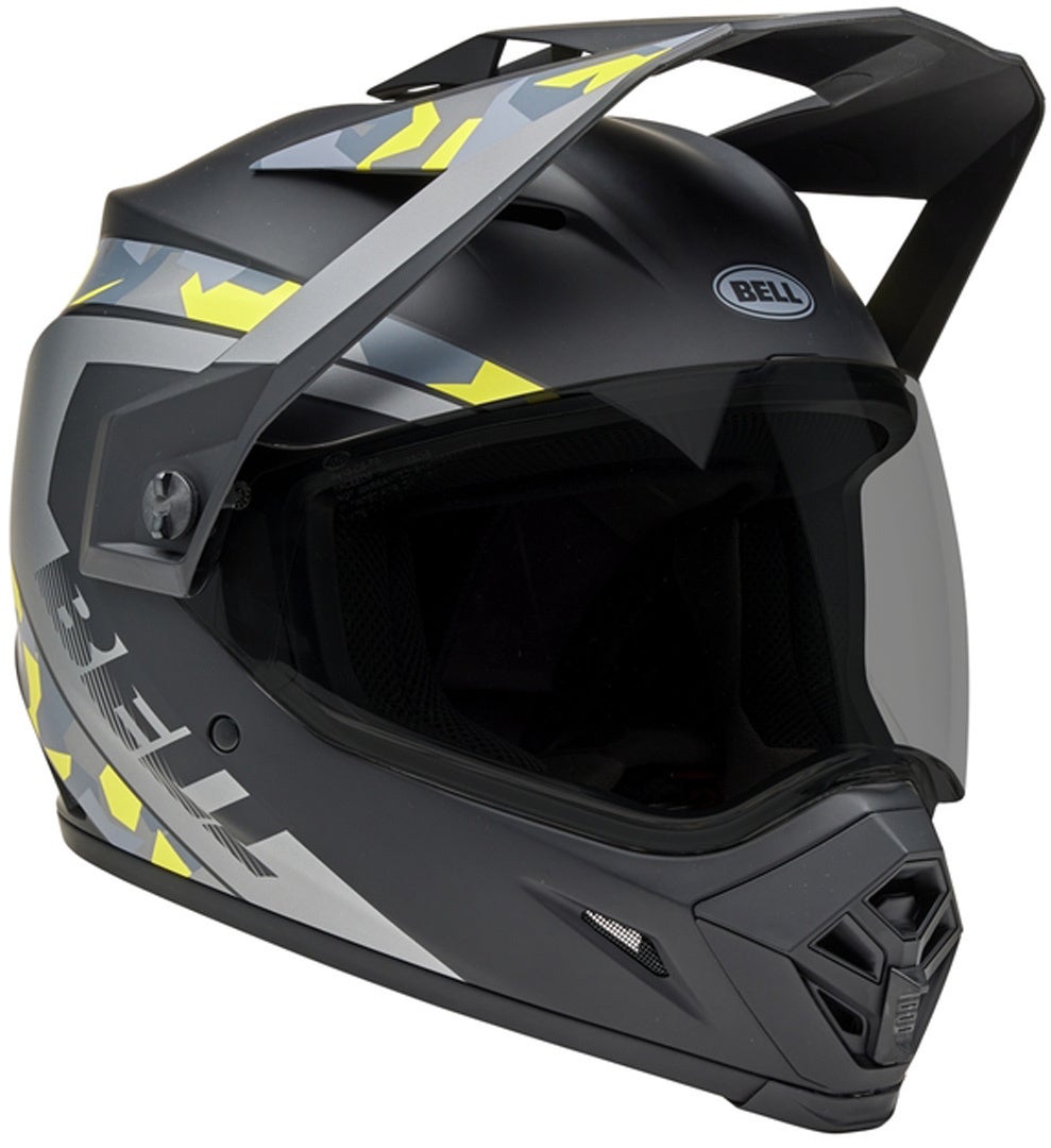 Bell MX-9 Adventure MIPS Enduro Helm grau/gelb XXL (62/63) Abbildung 8
