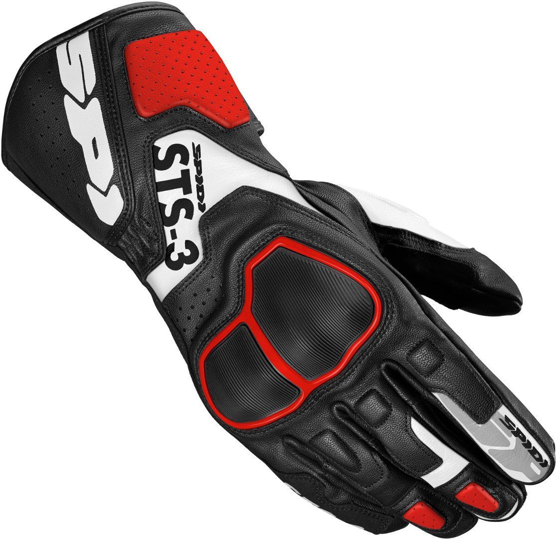 Spidi STS-3 Motorcycle Gloves black/red M Figure 1