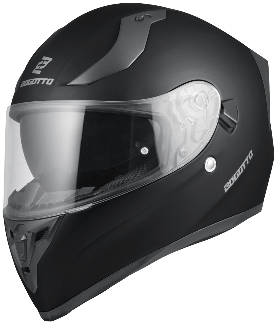 Bogotto H128 Solid Helm schwarz S Abbildung 2