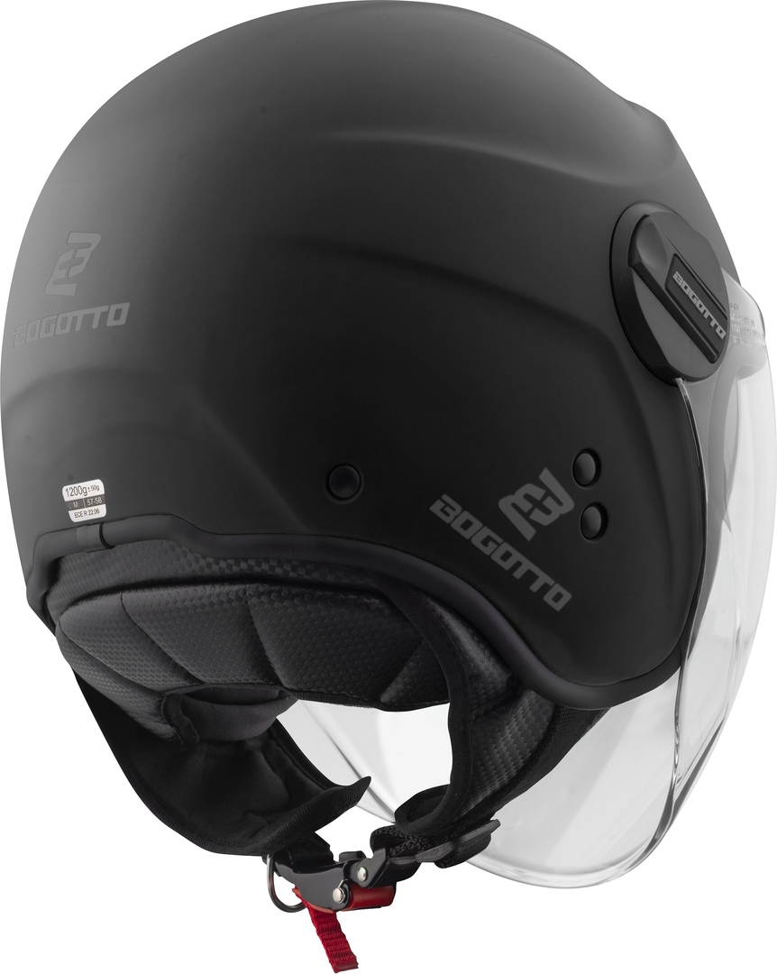 Bogotto H595-1 SPN Cască cu reacție Black matt S Figura 2
