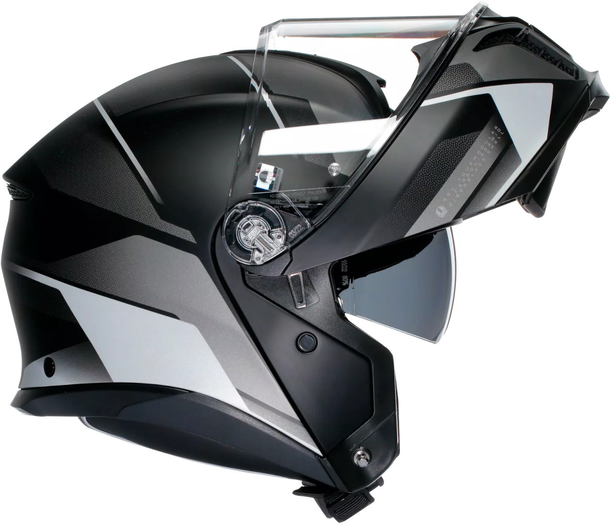 AGV Tourmodular Perception Casco negro mate/plateado XL (61/62) Figura 2