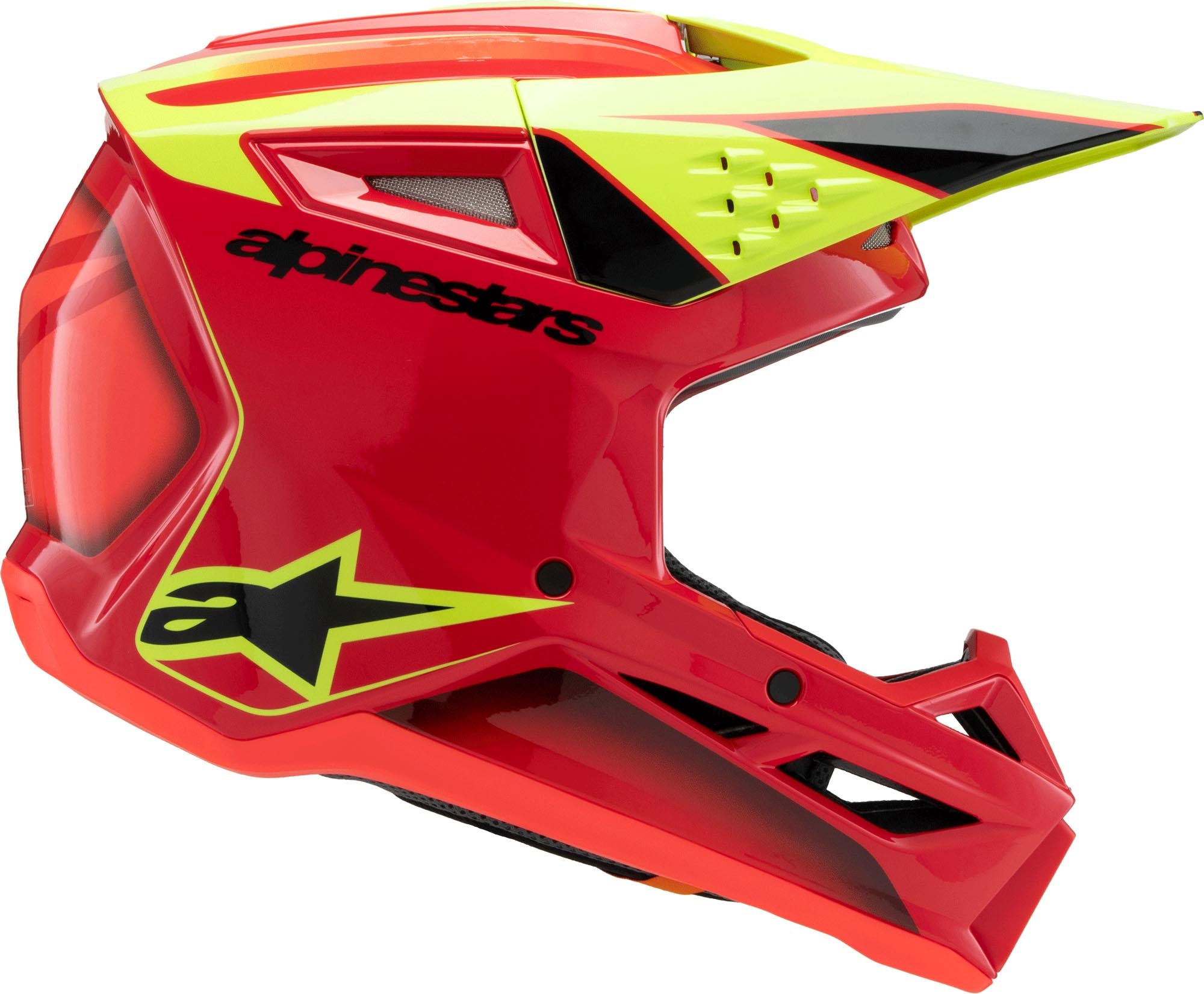 Alpinestars S-M3 Fray Casque de motocross rouge/jaune XXL (63/64) Figure 4