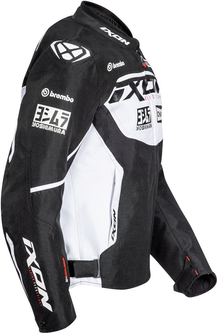 Ixon Matrix Evo Chaqueta textil motocicleta Negro/Blanco XXL Figura 2