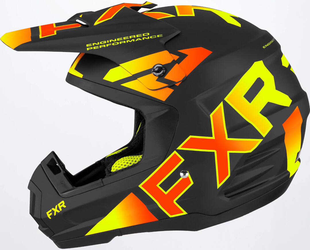 FXR Torque Team Snowmobile Helmet black/multicoloured L (59/60) Figure 2
