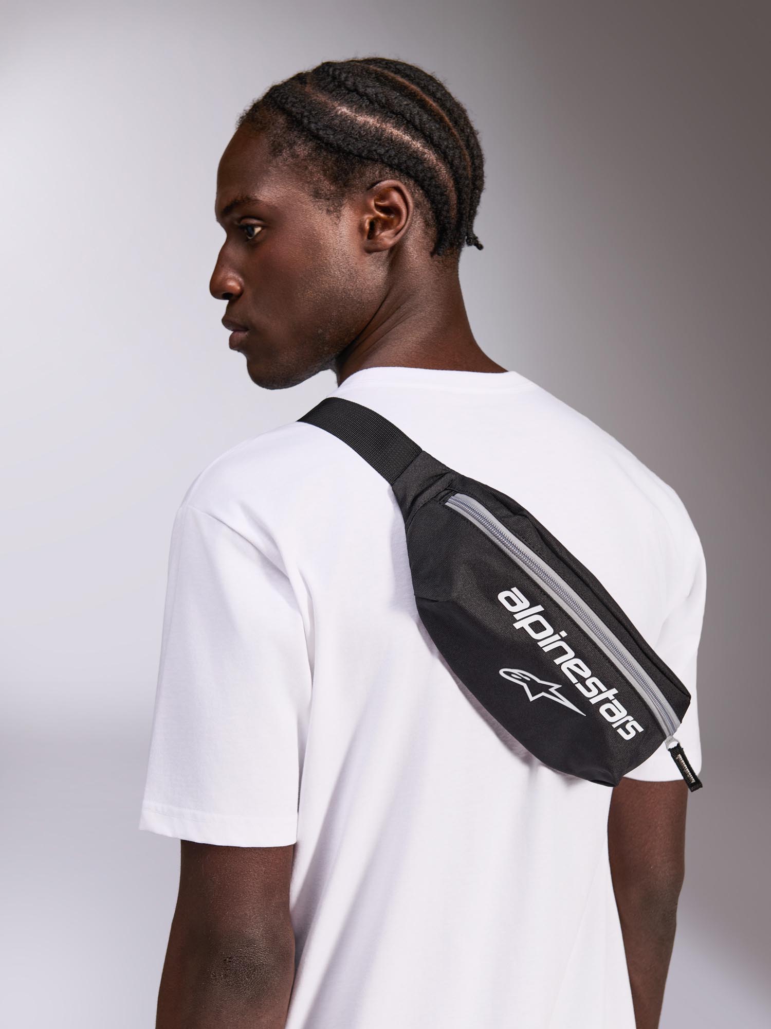 Alpinestars Only Linear Hip Bag black/white Figure 2