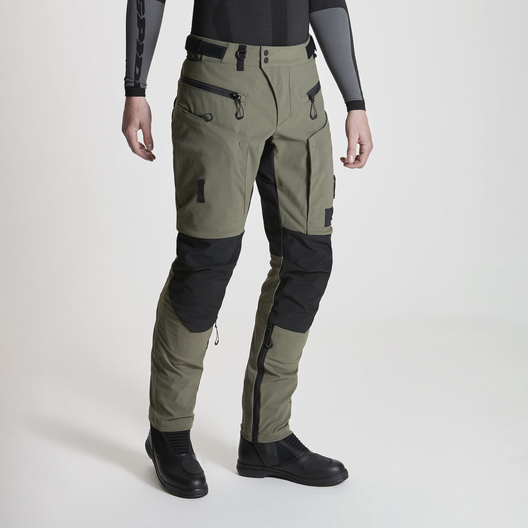 Spidi Frontier Motorrad Textilhose schwarz/oliv M Abbildung 6