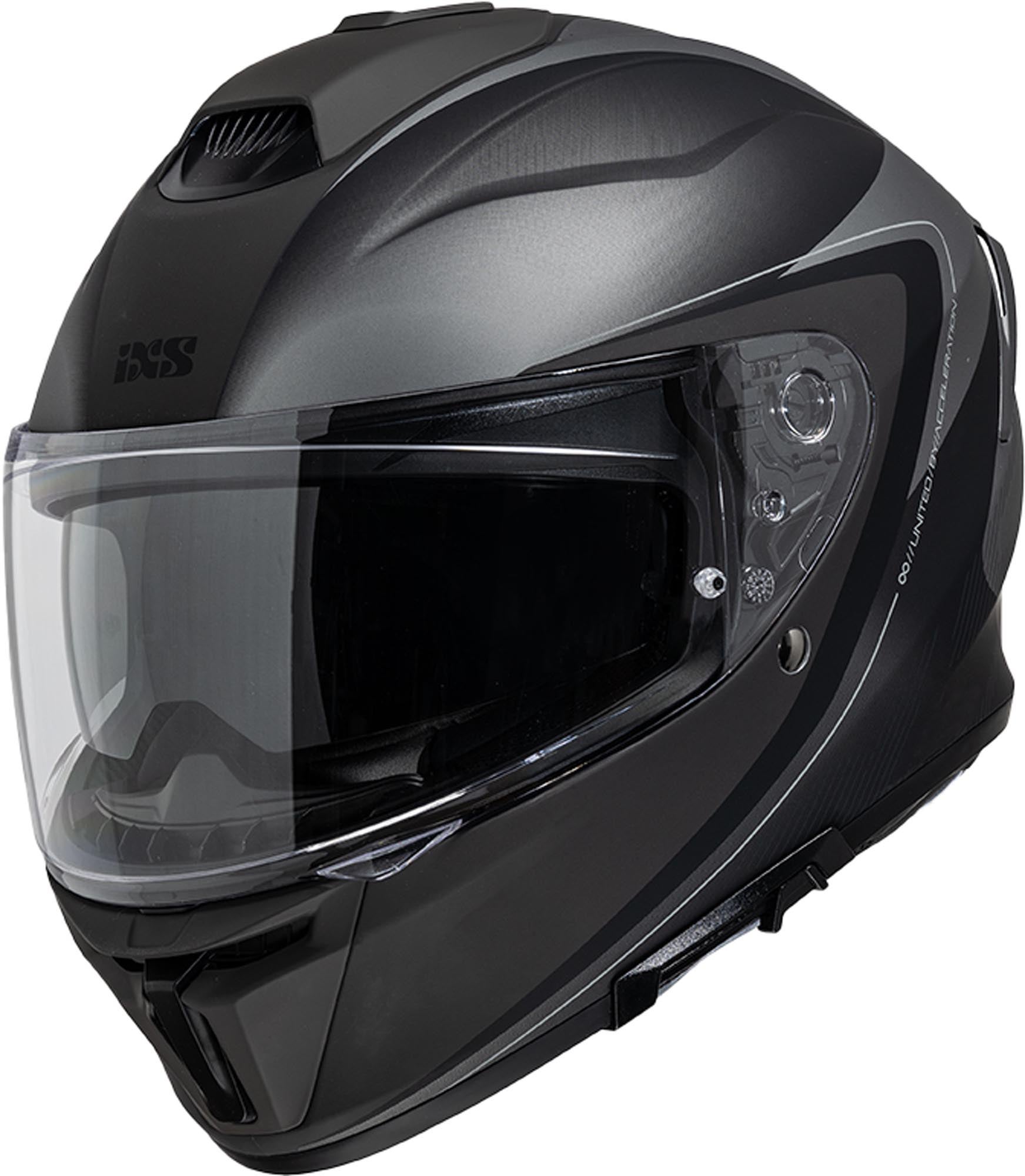 IXS Rapid 1.0 Graphic 頭盔 黑色啞光/無煙煤 2XL (65/68) 圖1